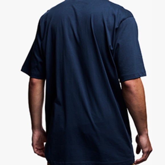 L XTRATUF shirt MEN'S SHORT SLEEVE TEE dark blue fishing gear brand Large NEW - Picture 2 of 2